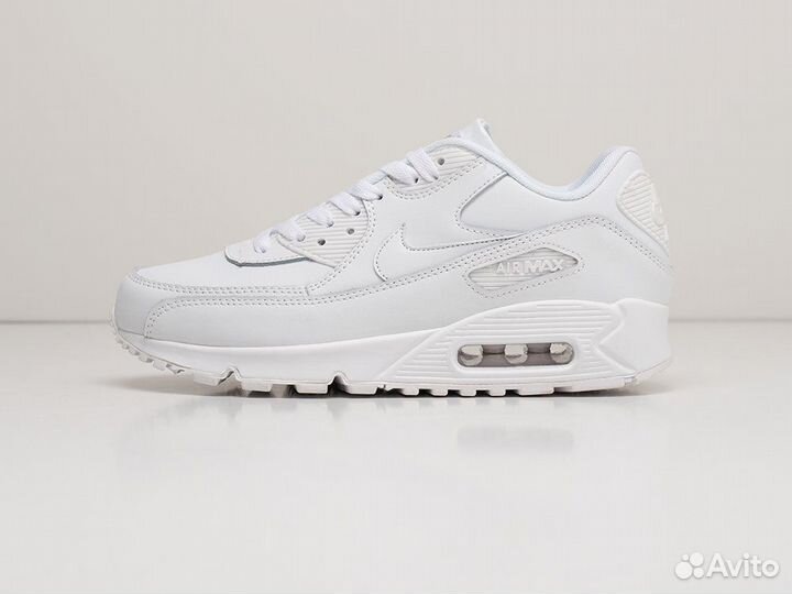 Кроссовки Nike Air Max 90 Leather White (36-45)