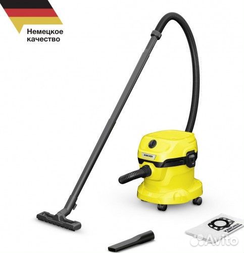 Пылесос karcher WD 2 plus V-12/4/18, 1000Вт 180мба