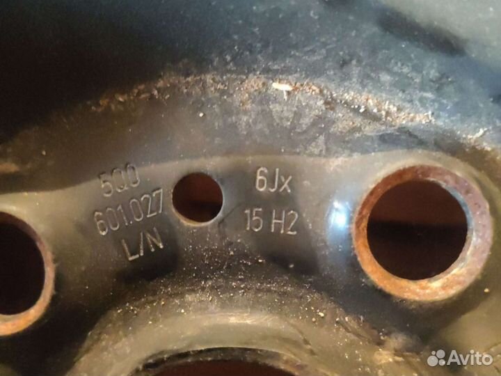 Штампованные диски r15 volkswagen