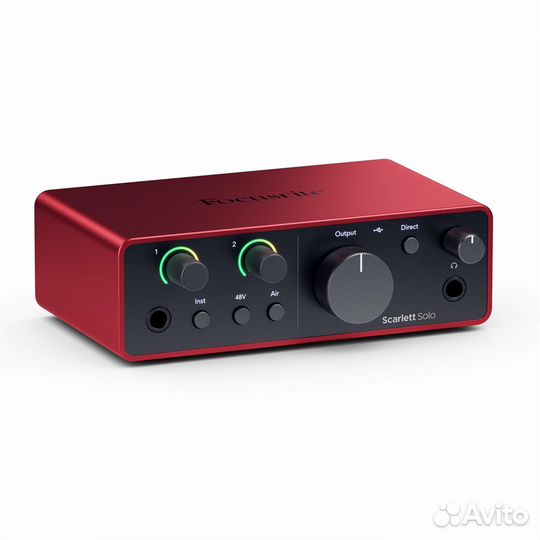 Focusrite Scarlett Solo 4th Gen звуковая карта