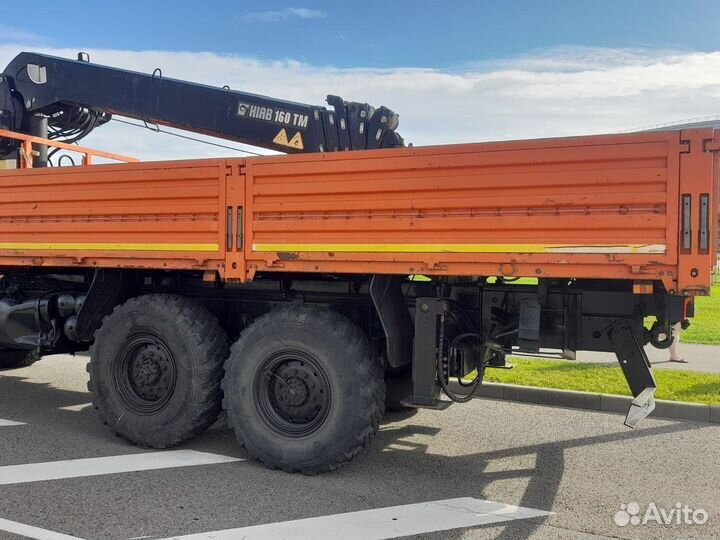 Аренда и услуги манипулятора-вездехода, стрела 6.5 т, 20 м, борт 10 т, 6.2 м