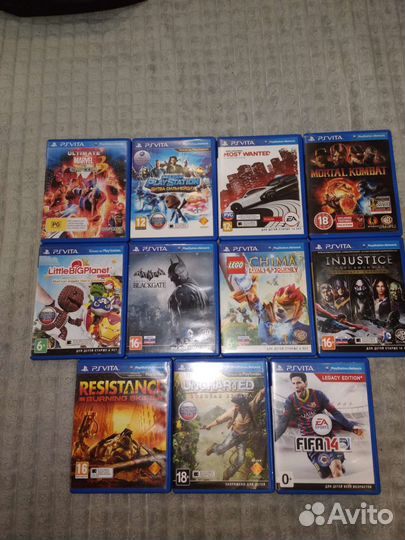 Игры картриджи аксессуары для PS Vita