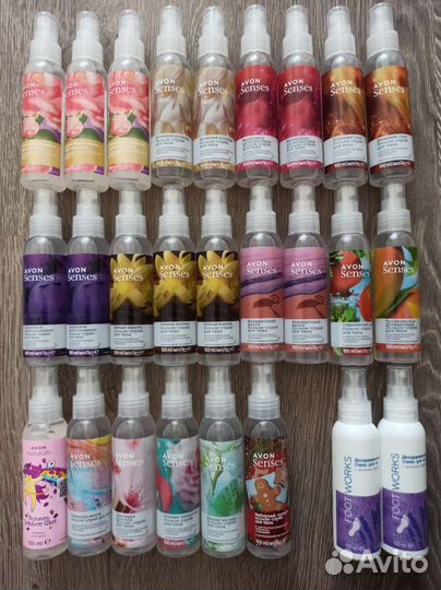 Avon спрей гель пена крем маска