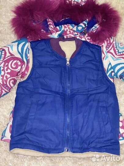 Зимний костюм для девочки