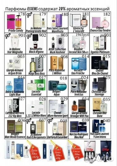 Духи essens