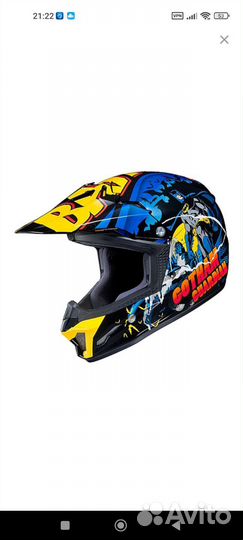 Мотошлем кроссовый HJC clxyii batmanе