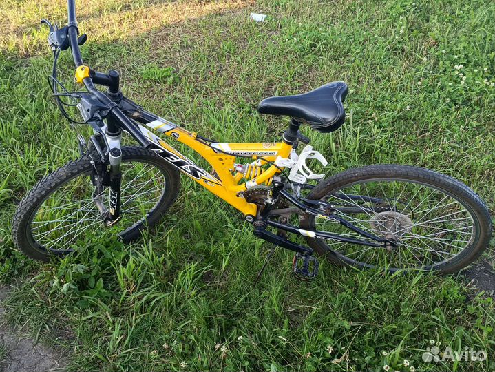 Горный велосипед stels двух подвес