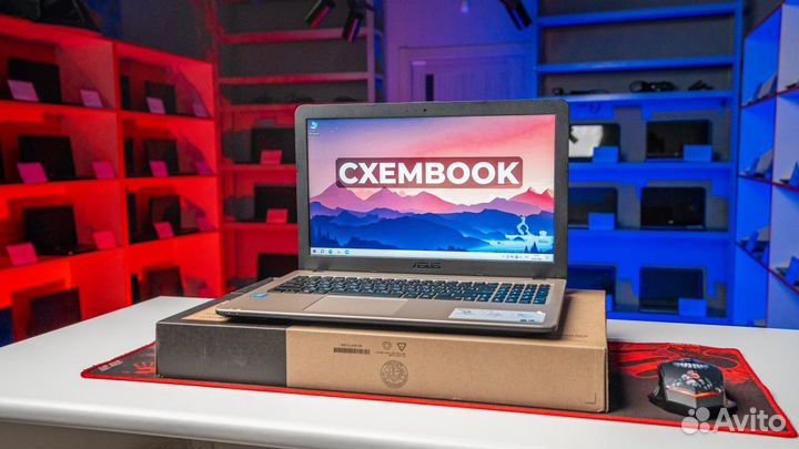 Ноутбук Asus: 4 ядра, SSD 256, гарантия