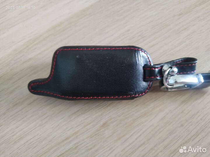 Кожаный чехол на брелок Starlinе A4, A6, A8, A9