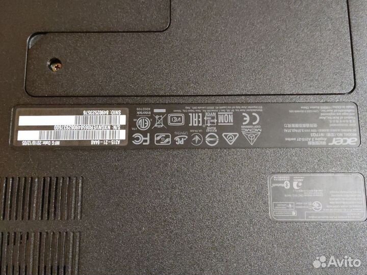 Acer aspire 3 a315 21