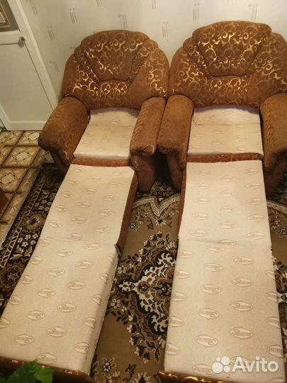 Диван и 2 кресла бу