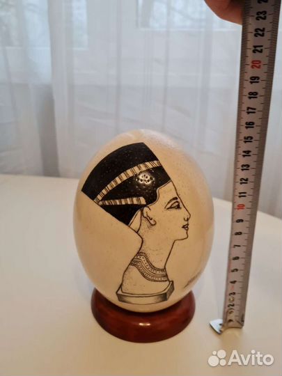 Декор.Яйцо страусинное,ручная роспись