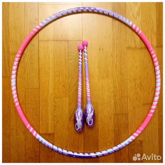 Обмотка обруча и булав для худож. гимнастики