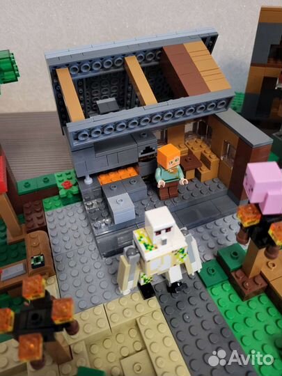 Конструктор Майнкрафт Большая деревня