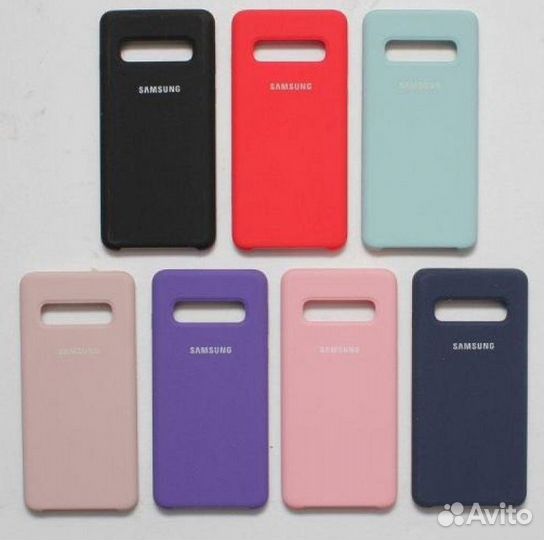 Чехлы силиконовые Galaxy S10