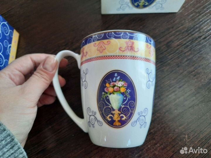 Новая кружка фарфор в подарочной коробке, 250мл