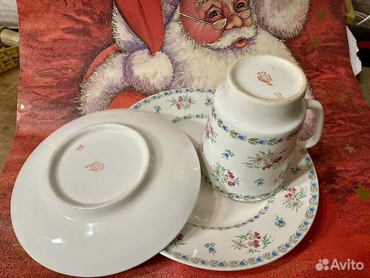 Кофейное трио лфз Голубые колокольчики