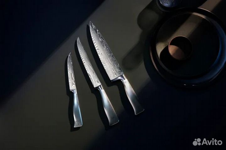 Набор ножей WMF Grand Gourmet Damasteel 3 пр