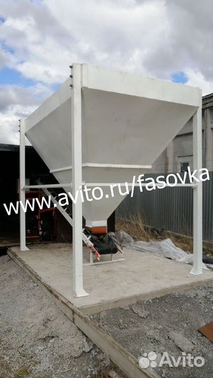 Фасовочный аппарат для песка, угля, щебня, гравия