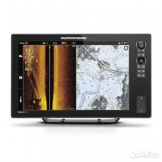 Установка эхолота Humminbird solix 15