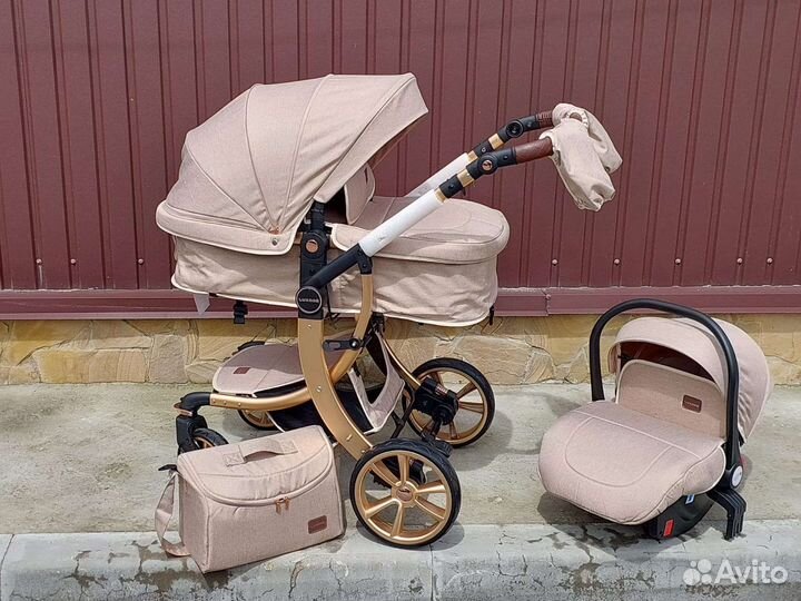 Коляска 3в1 трансформер Новая (красивая)
