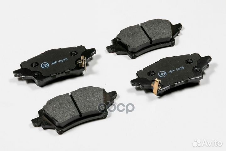 Колодки тормозные дисковые, задние JBP0638 Just