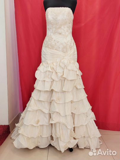 Свадебное платье 44 46 новое