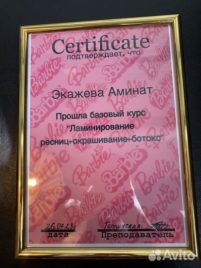 Обучение по ламинированию ресниц