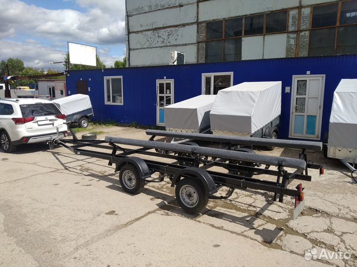 Прицеп лодочный двухосный до 7,5м. от пфс