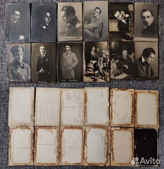 Старые фотографии актёры 20 века Мозжухин, Качалов