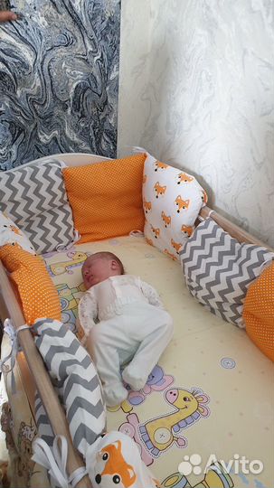 Бортики в детскую кроватку