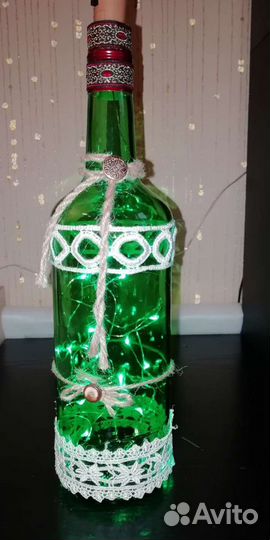 Бутылки декоративные светодиодные