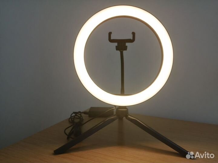 Лампа кольцевая Огонёк OG-SMH01 с держателем