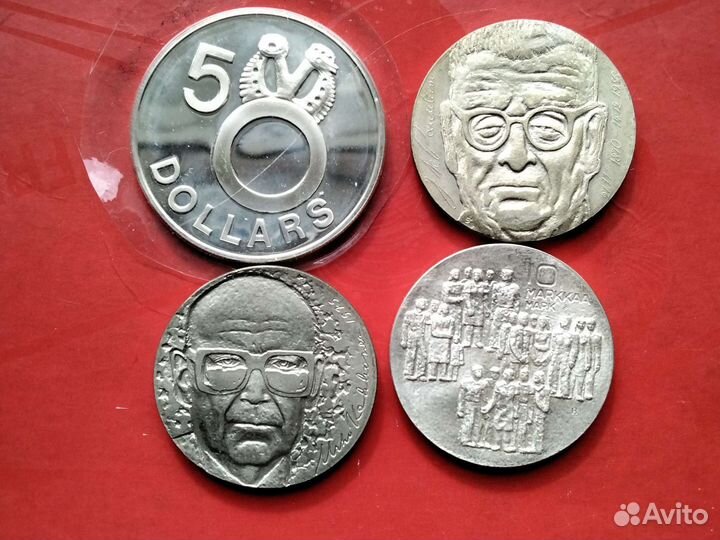 Иностранные монеты серебро