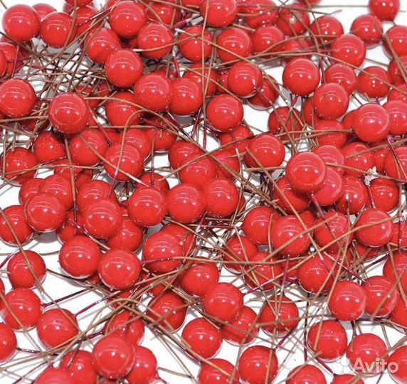 Декоративные красные ягоды