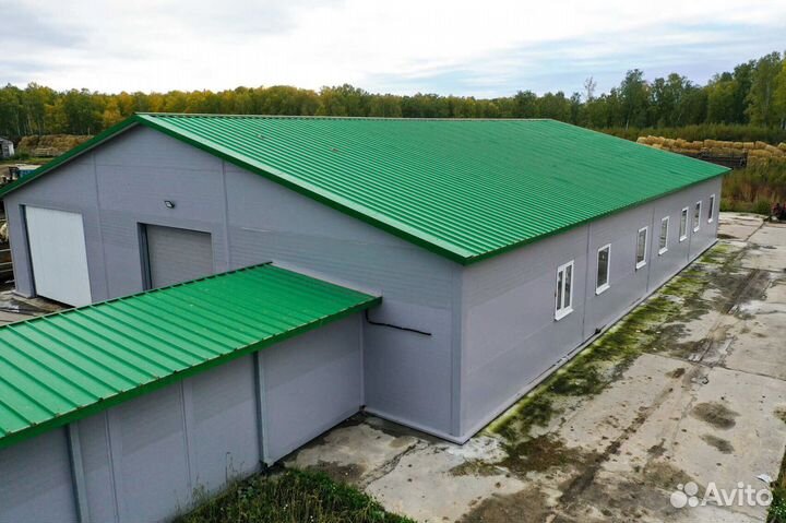 Ангар теплый. Ферма. Коровники