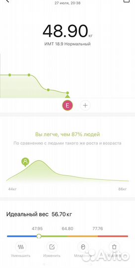Умные весы Xiaomi Mi Smart Scale 2