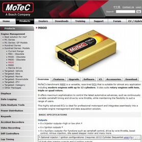 Motec m800 ecu