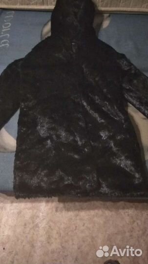 Шуба норковая с капюшоном 48-50