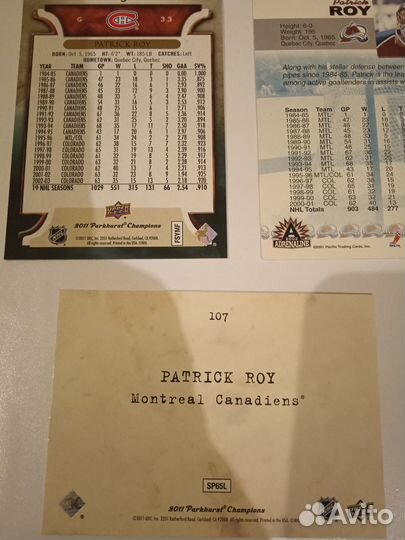 Патрик Роа- карты звездного вратаря