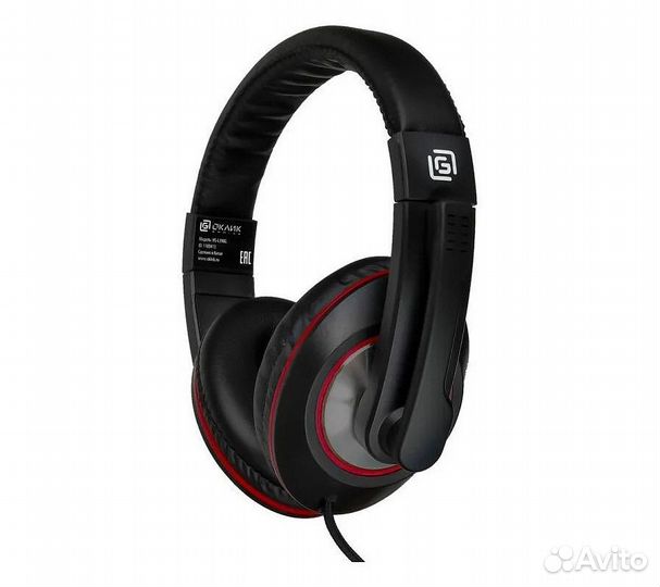 Компьютерная гарнитура Oklick HS-L390G Dragon, чер