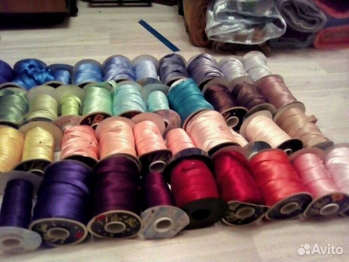 Косая бейка, кант атласный