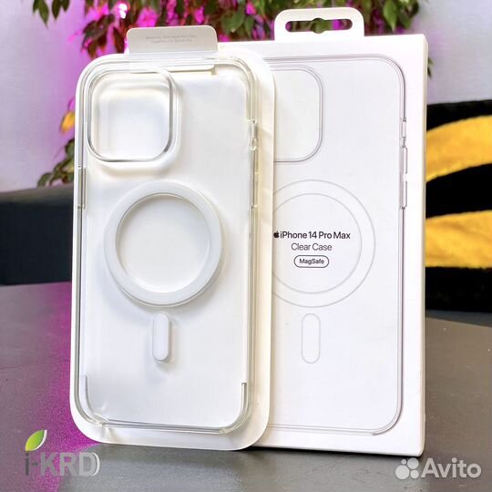 Оригинал Б/У Apple 14 Pro Max MagSafe Clear Case