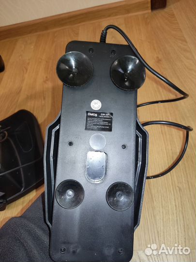 Игровая консоль руль педали dialog gw-301 race
