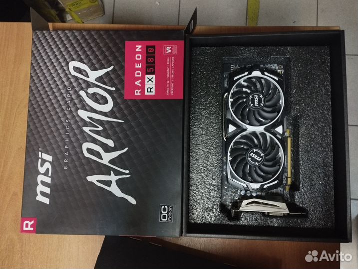 Видеокарта rx580 8gb msi