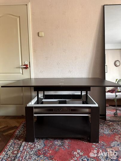 Журнальный стол-трансформер Агат Венге-Ваниль