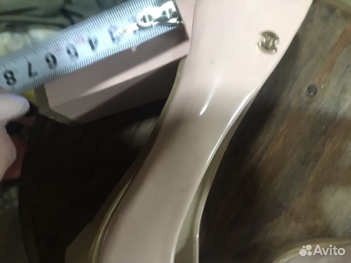 Туфли лаковые пудра