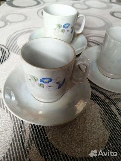 Чашки и блюда кофейные