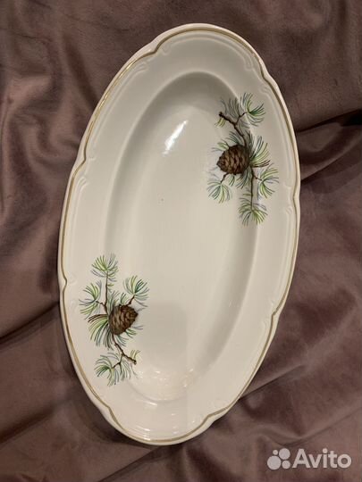 Овальное блюдо зик