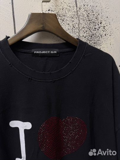 Футболка Project Gr Rare Black Love Logo Оригинал